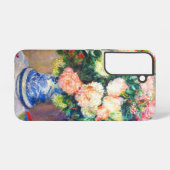 Bouquet von Chrysanthema und ein japanischer Fan Samsung Galaxy Hülle (Rückseite (Horizontal))