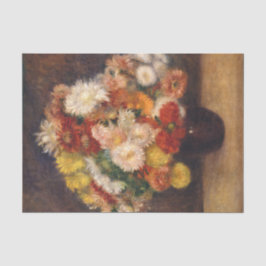 Bouquet von Chrysanthemums Renoir Seidenpapier
