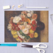 Bouquet von Chrysanthemums Renoir Seidenpapier (Handwerk)