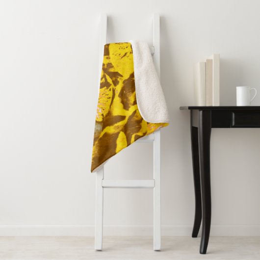 Bouquet von Gelben Rosen Wasserfarbe Sherpadecke (Beispiel)