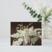 Bouquet von Lilacs - Postkarte (Stehend Vorderseite)