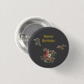 Bouquet von Rose All-over-Print-Schürze Button (Vorne & Hinten)