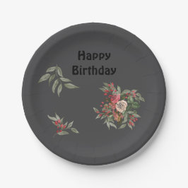 Bouquet von Rose All-over-Print-Schürze Pappteller