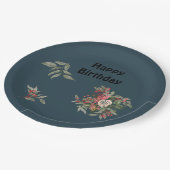 Bouquet von Rose All-over-Print-Schürze Pappteller (Schrägansicht)