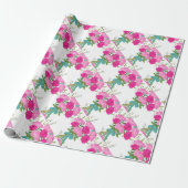 Bouquet von Rosen Geschenkpapier (Ungerollt)