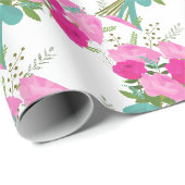 Bouquet von Rosen Geschenkpapier (Rolleneckpunkt)
