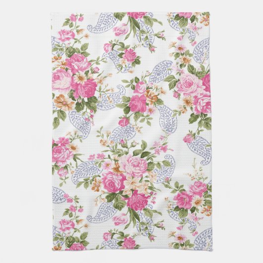 Bouquet von Rosen Geschirrtuch (Vertikal)