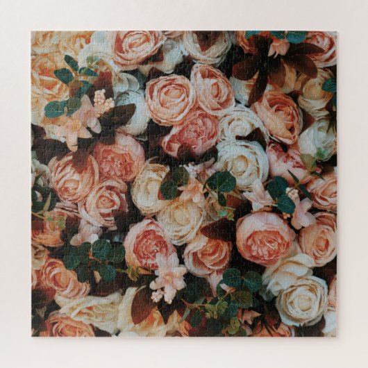 Bouquet von Rosen Puzzle (Vertikal)