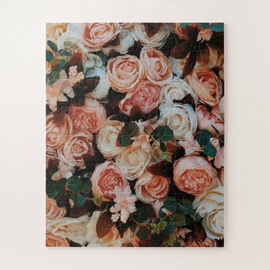 Bouquet von Rosen Puzzle (Vertikal)