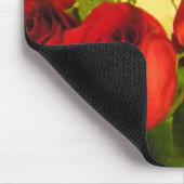 Bouquet von Rote Rosen Mouse Pad Mousepad (Ecke)