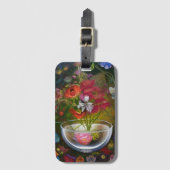 Bouquet von Roten Blume Klassisches Leben Gepäckanhänger (Vorderseite Vertikal)