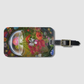 Bouquet von Roten Blume Klassisches Leben Gepäckanhänger (Vorderseite (Horizontal))