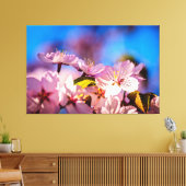 Bouquet von Sakura-Blume Leinwanddruck (Insitu (Wohnzimmer))