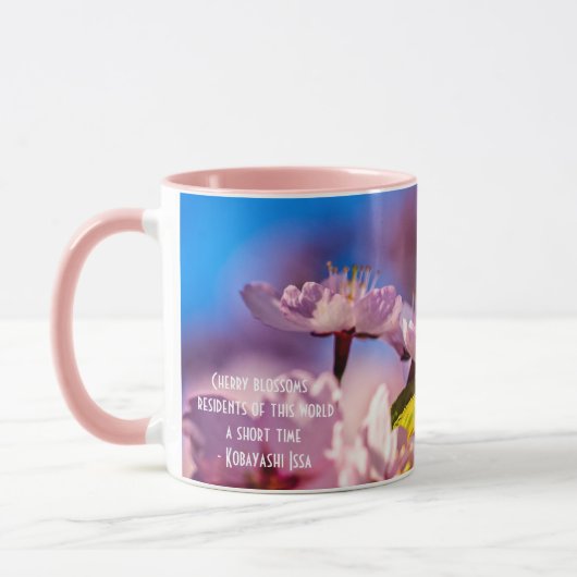 Bouquet von Sakura-Blume Tasse (Links)
