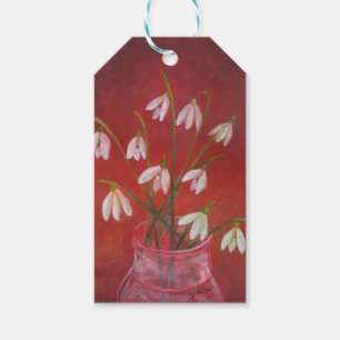 Bouquet von Snowdrops Geschenkanhänger