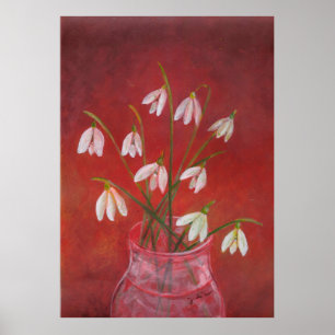 Bouquet von Snowdrops Poster