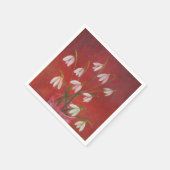 Bouquet von Snowdrops Serviette (Ecke)