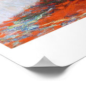 Bouquet von Sonnenblumen, 1880 Claude Monet Poster (Ecke)