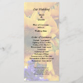 Bouquet von Sonnenblumen und Lila Statice-Programm Programm (Vorderseite)