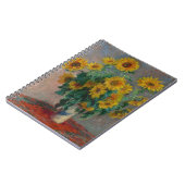 Bouquet von Sunflowers Monet Notizblock (Linke Seite)