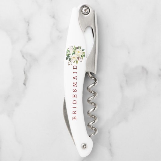 Bouquet von White Roses Kellnermesser (Rückseite)