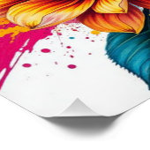 bouquet wall art poster (Ecke)