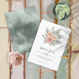 Bouquet Wedding Blush ID654 Save The Date