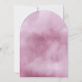 Bouquet Wedding Lilac Arch ID654 Einladung (Rückseite)