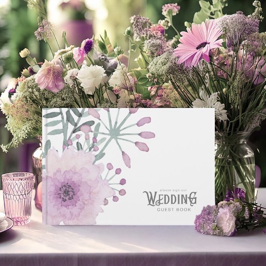 Bouquet Wedding Lilac ID654 Gästebuch