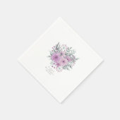 Bouquet Wedding Lilac ID654 Serviette (Ecke)