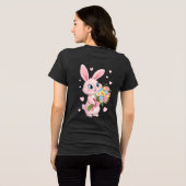 "Bouquets & Bunny Smiles" Tri-Blend Shirt (Rückseite voll)