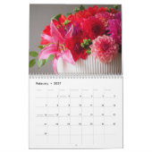 Bouquets für Days Floral Wall Calendar Kalender (Feb 2027)