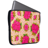 Bouquets mit lila Rose auf hellrosa Untergründen Laptopschutzhülle (Vorne Rechts)