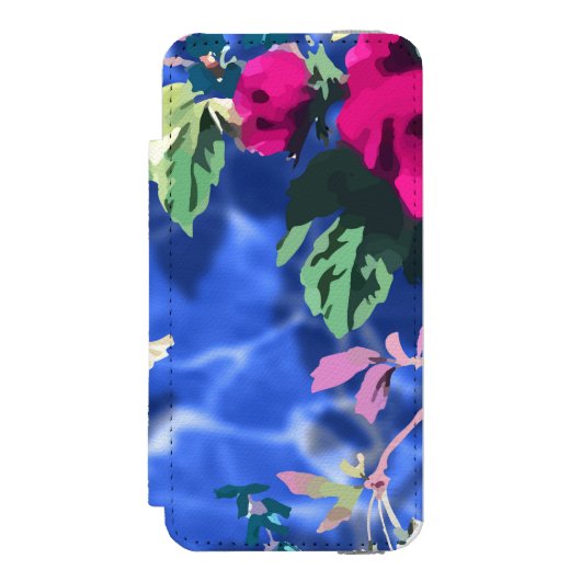 Bouquets mit Rose Incipio iPhone Geldbeutel-Hülle (Folio Vorderseite)