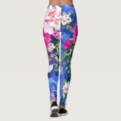 Bouquets mit Rose Leggings (Rückseite)