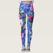 Bouquets mit Rose Leggings (Vorderseite)