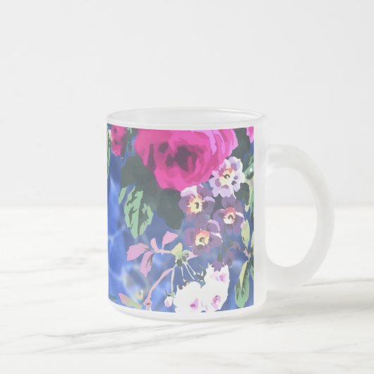 Bouquets mit Rose Mattglastasse (Rechts)
