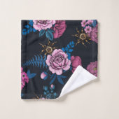 Bouquets und Tarantula 2 Badhandtuch Set (Waschlappen)
