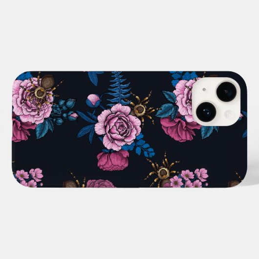 Bouquets und Tarantula 2 Case-Mate iPhone Hülle (Rückseite (Horizontal))