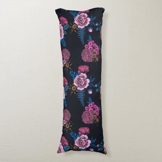 Bouquets und Tarantula 2 Seitenschläferkissen (Vorderseite Vertikal)