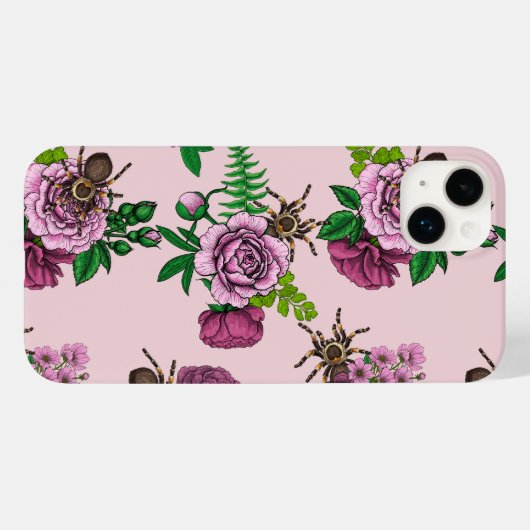 Bouquets und Tarantula Case-Mate iPhone Hülle (Rückseite (Horizontal))