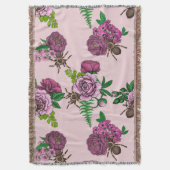 Bouquets und Tarantula Decke (Vorderseite Vertikal)