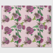 Bouquets und Tarantula Geschenkpapier (Flach)