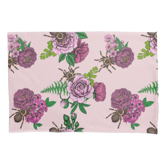 Bouquets und Tarantula Kissenbezug (Vorderseite-Links)