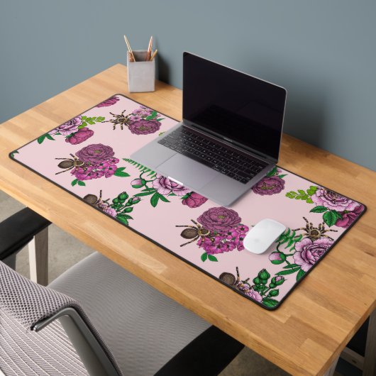 Bouquets und Tarantula Schreibtischunterlage (Büro 2)