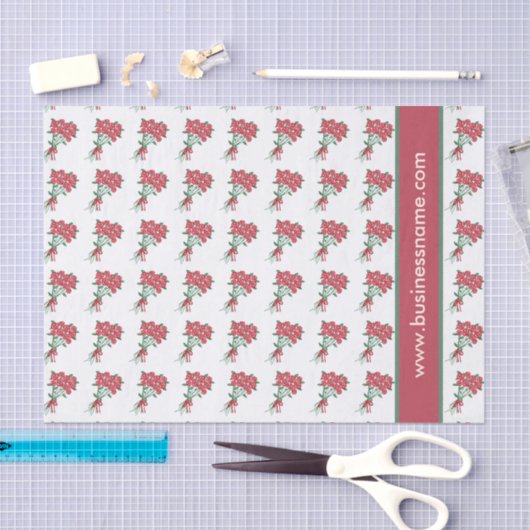 Bouquets von benutzerdefinierten Rote Rosen Seidenpapier (Handwerk)