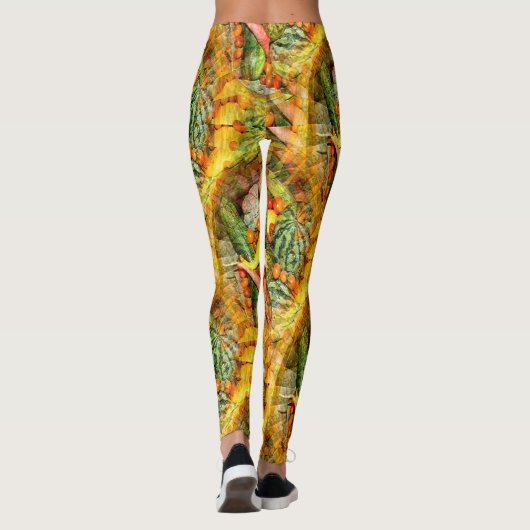 Bouquets von Gemüse...... Leggings (Rückseite)