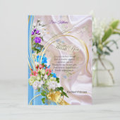 Bouquets von mehrfarbigen Rose auf Seidentexturen (Stehend Vorderseite)