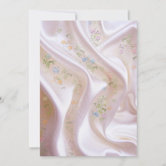 Bouquets von mehrfarbigen Rose auf Seidentexturen (Rückseite)