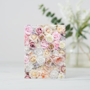 Bouquets von Rose 1 Feiertagspostkarte
